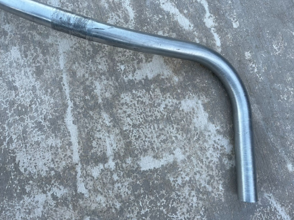 Vintage Unbranded French Porteur Alloy Handlebar | 24.5×525 mm / VGC