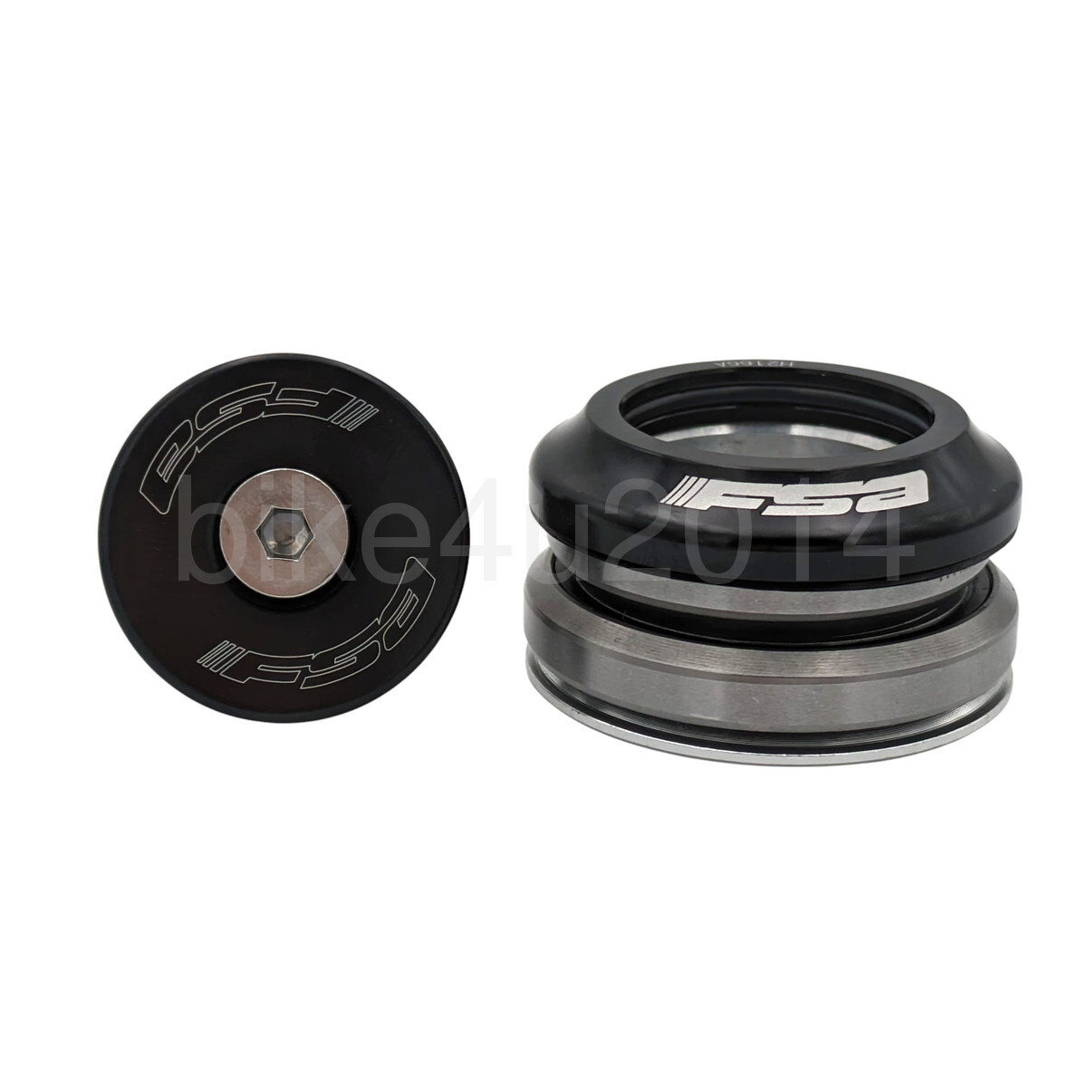 FSA No.44E Integrated Headset, 1-1/8″ to 1-1/4″, OD 47mm/52mm, w/top cap