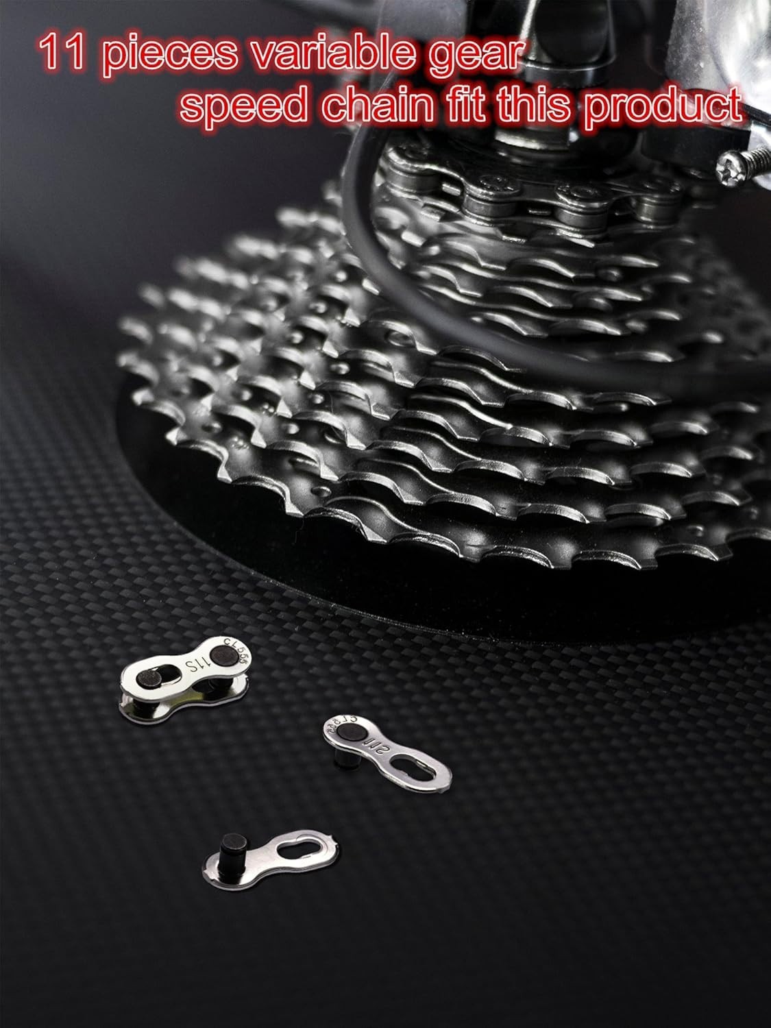 Compact 3-Pack Stainless Steel Missing Links for Easy 11 Speed Bike Maintenance