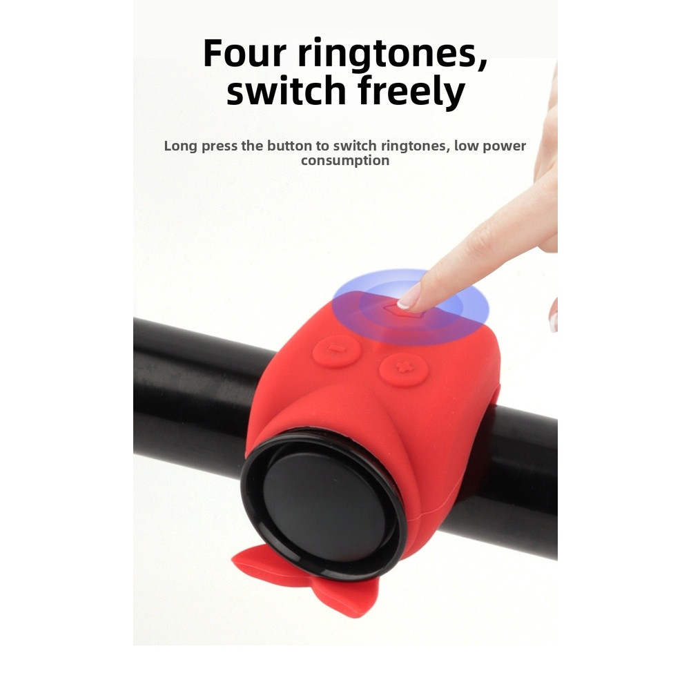 120dB Waterproof Bicycle Sound Device with Volume Control Type-C Input