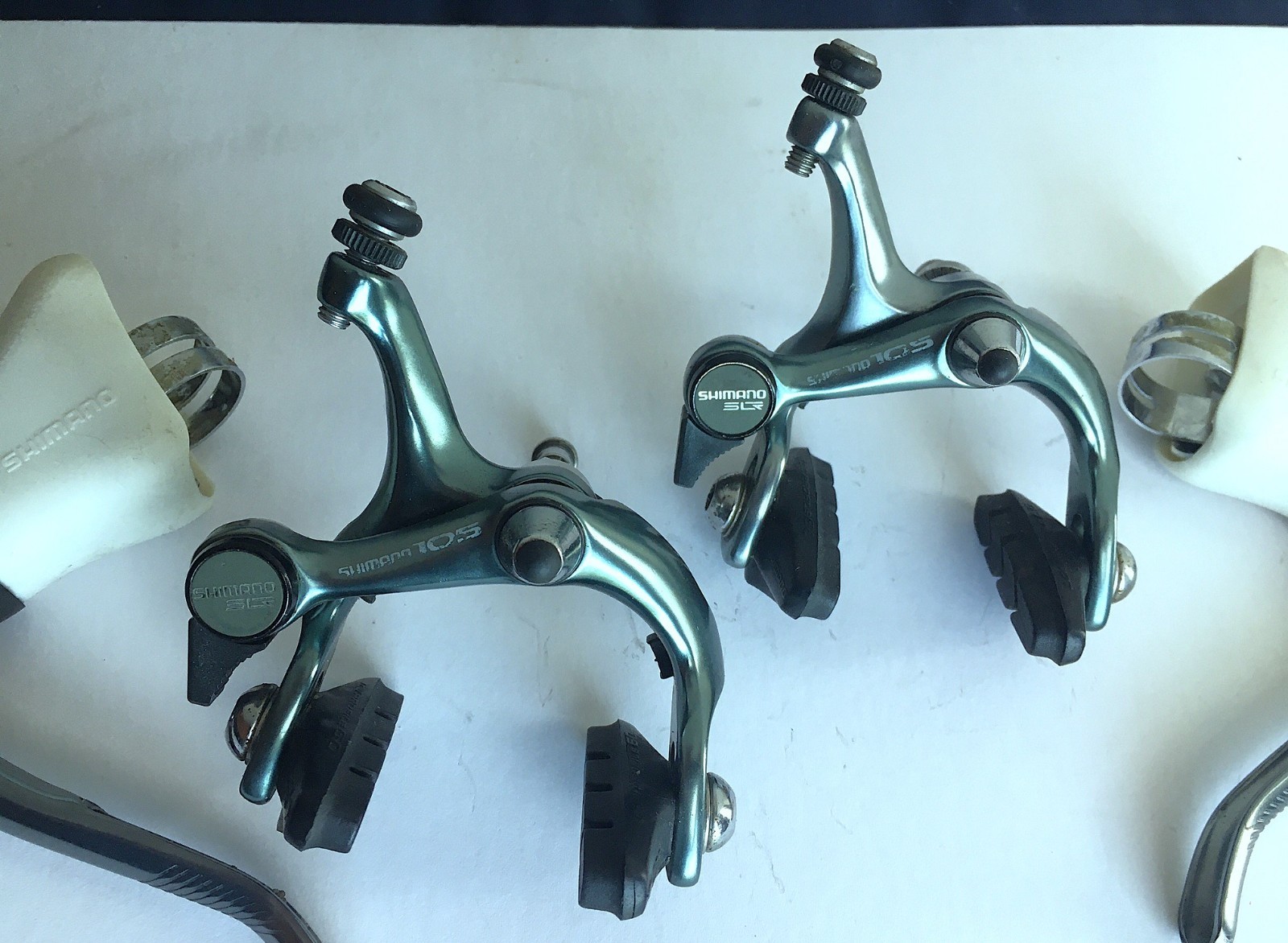 Shimano 105 Brakeset w/Levers BL-1051 / BR-1050 Blue Gray SLR NOS Hoods Japan