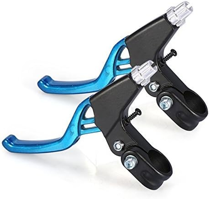 Bicycle Brake Levers Aluminum Alloy Blue 1 Pair