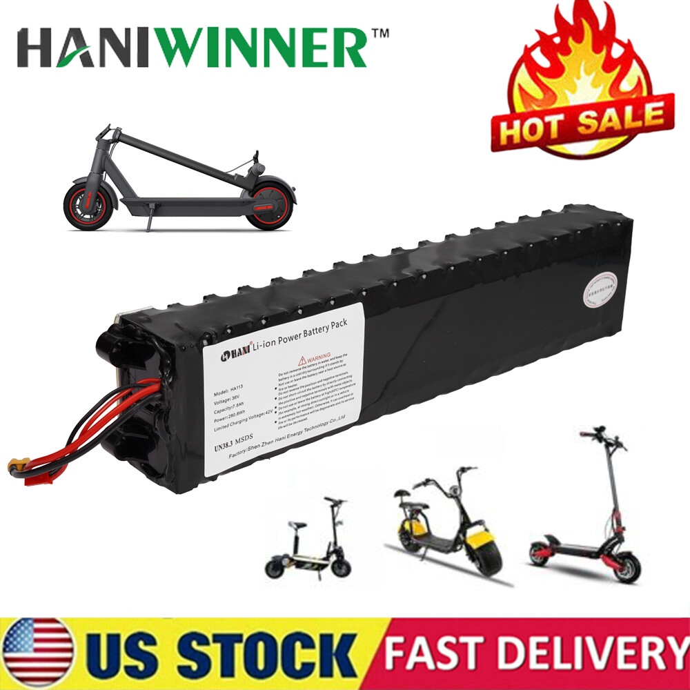 36V 7.8Ah Lithium li-ion Battery Pack Ebike Bicycle Electric Scooter Battery #US