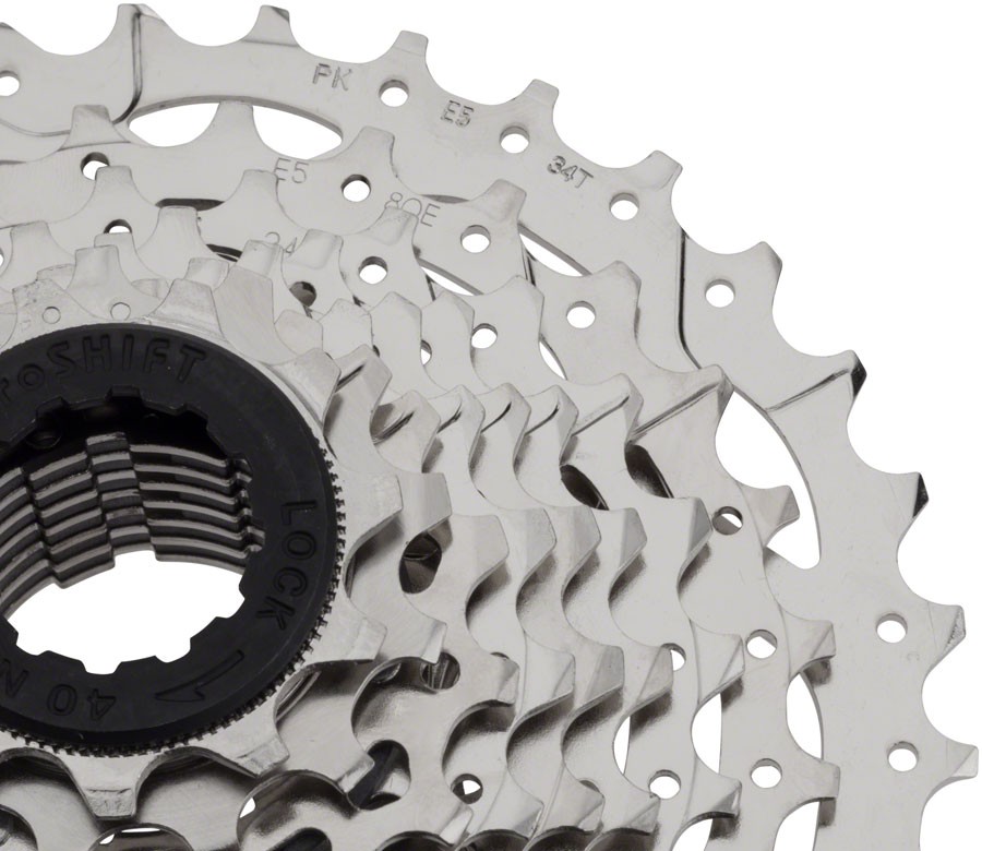 microSHIFT H09 Cassette – 9 Speed, 11-36t, Silver, Nickel Plated