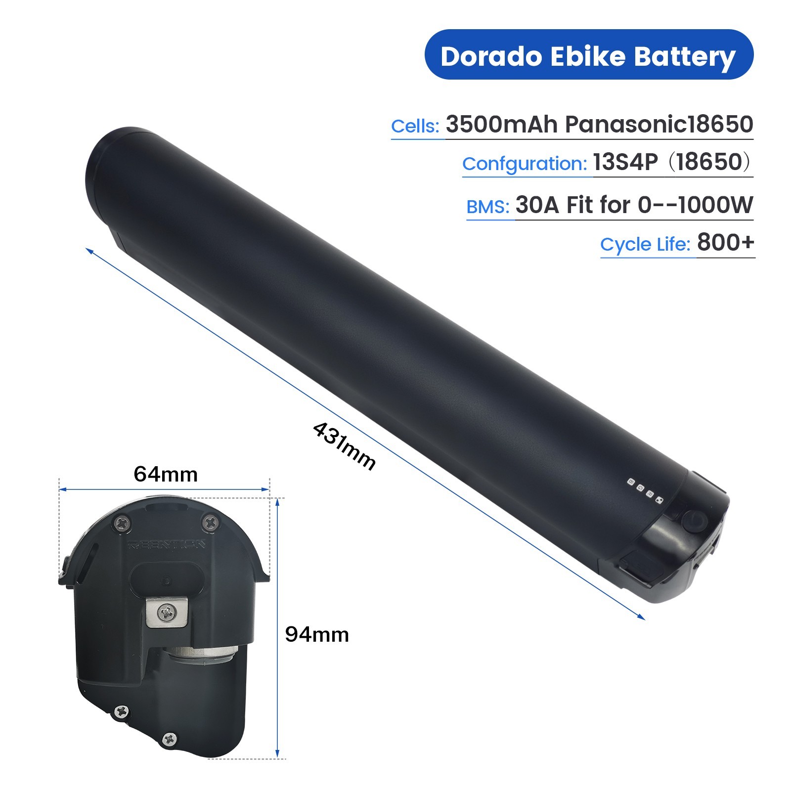 for Aventon Pace 500.2 500.3 Step-Through ebike battery 48v 14ah li ion battery