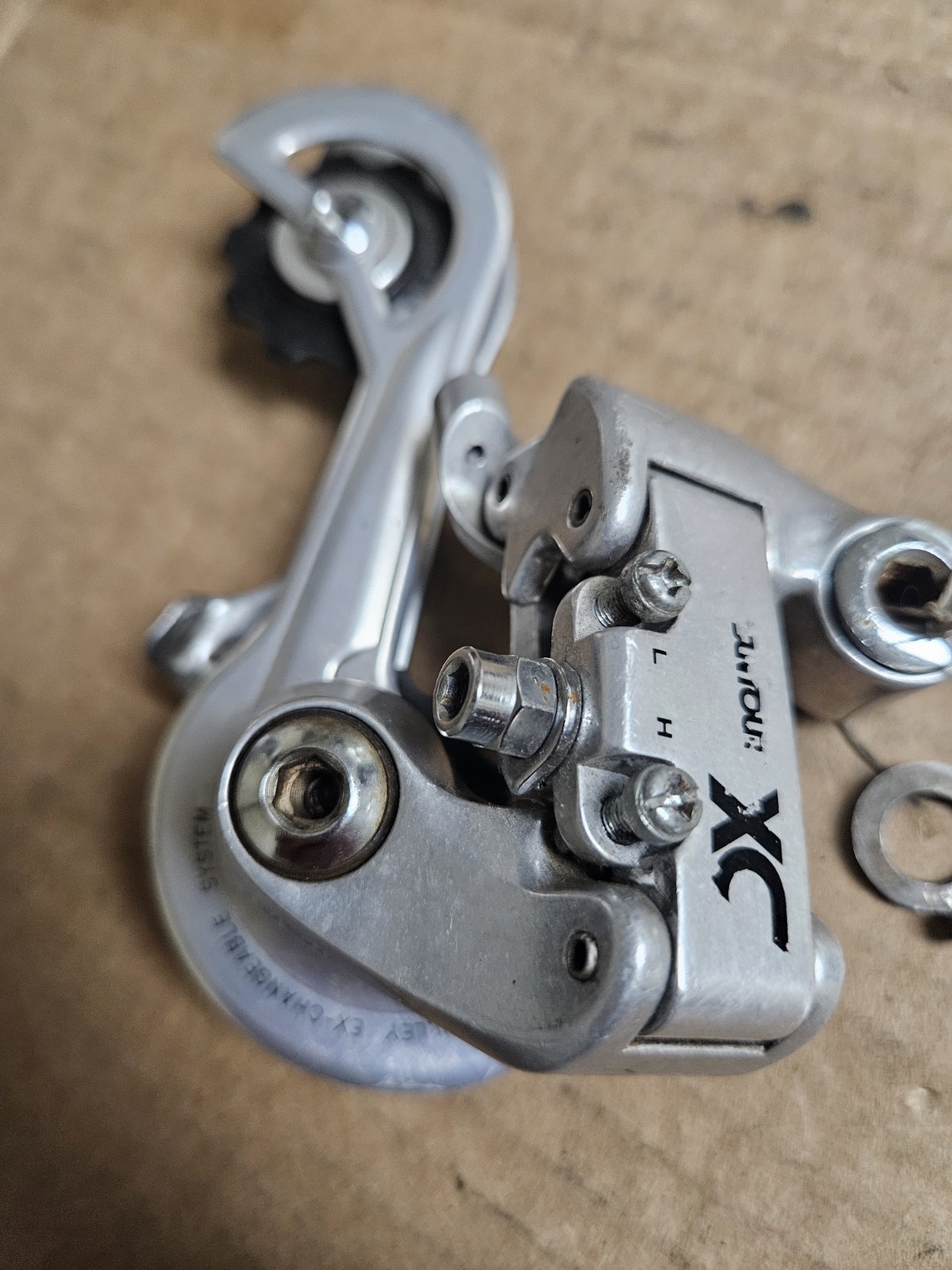 1985 Suntour XC RD-6300 Rear Derailleur Long Cage, Maeda, ATB MTB Touring, Japan