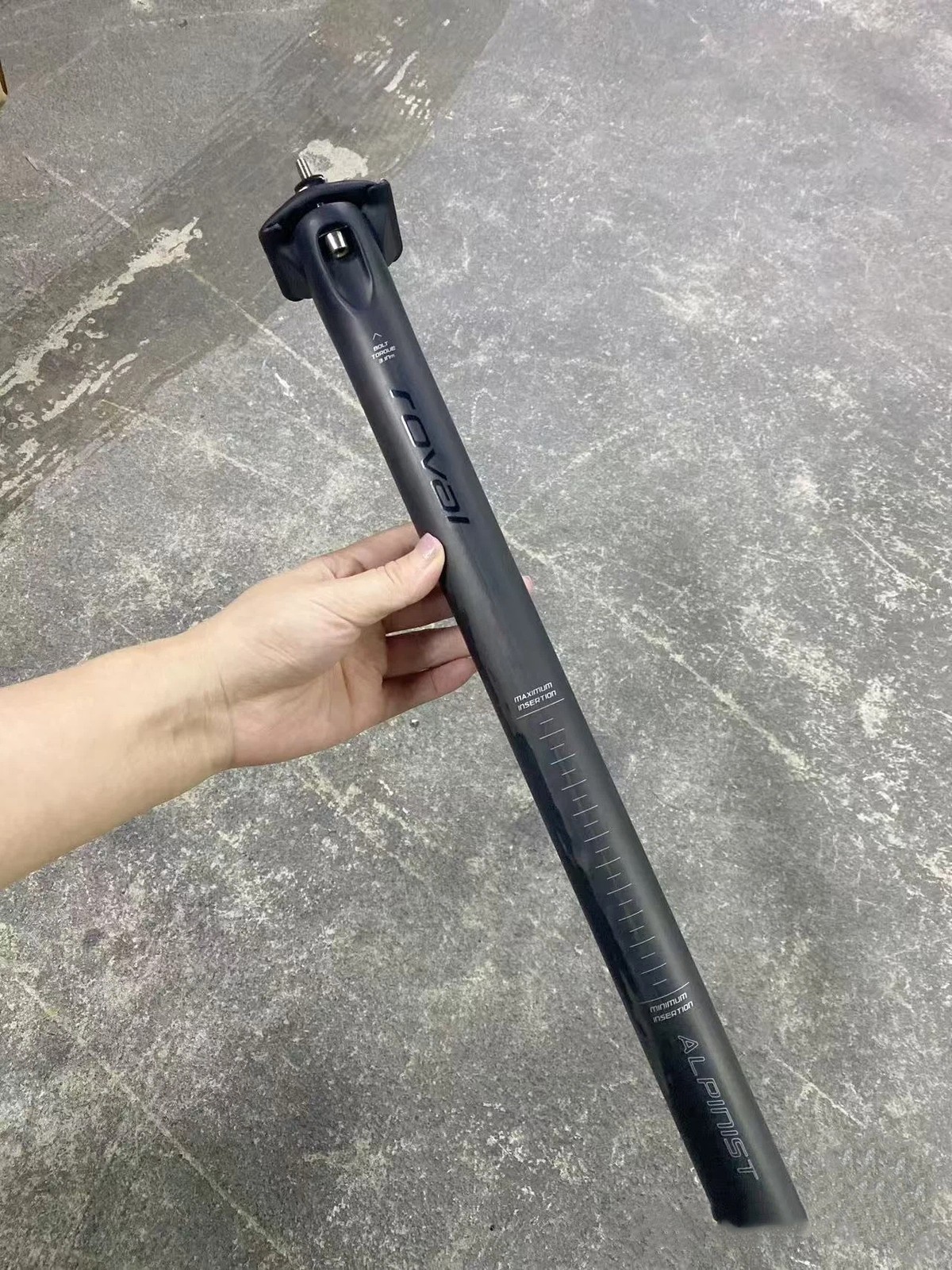 roval alpinist carbon fiber seatpost 31.6/30.9/27.2*350/400mm blunt