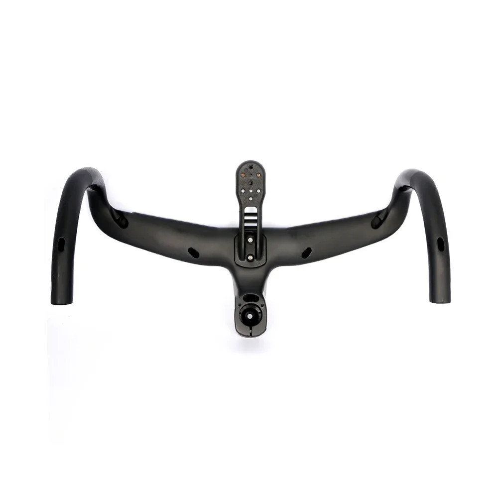 Carbon Integrated Road Bike Drop Bar Internal Routing Cable with Computer Mount