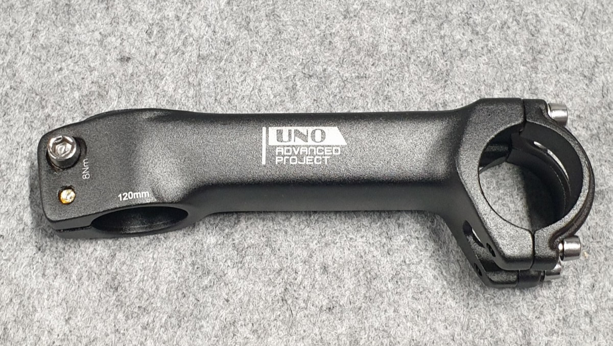 UNO Advanced Project Bike Ultra Light Weight -7° Stem 31.8 x 120mm Black