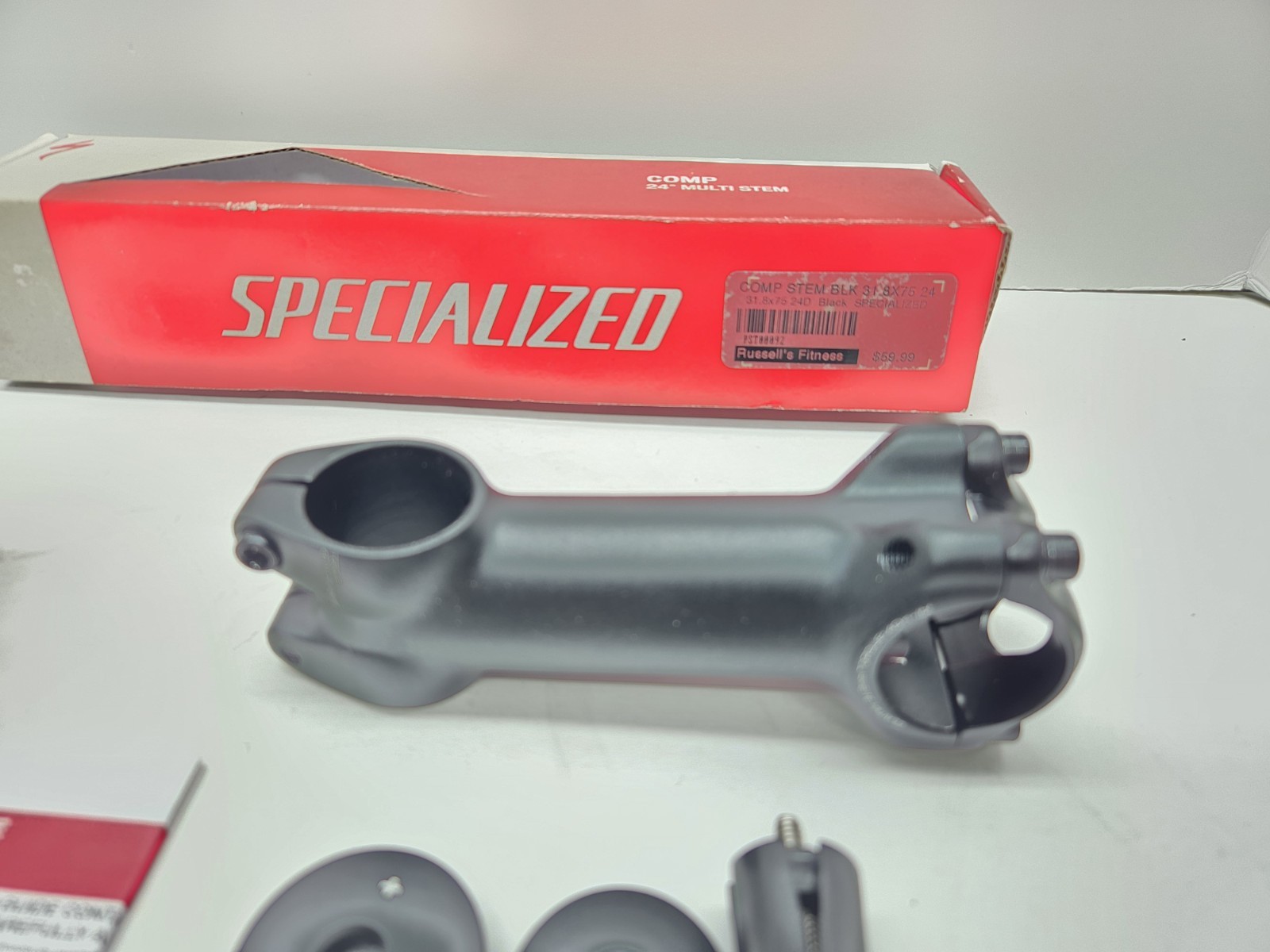 Specialized Comp 24 Multi Threadless Stem 75mm 31.8 1 1/8 Black 6061