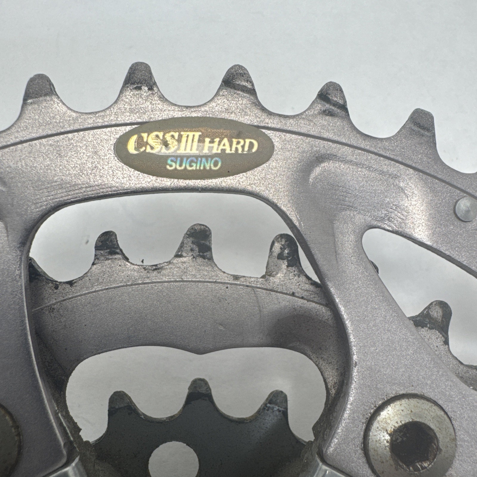 Vintage Sugino Impel Mountain Bike Triple Crankset 175mm 42/32/20 CSS III Hard
