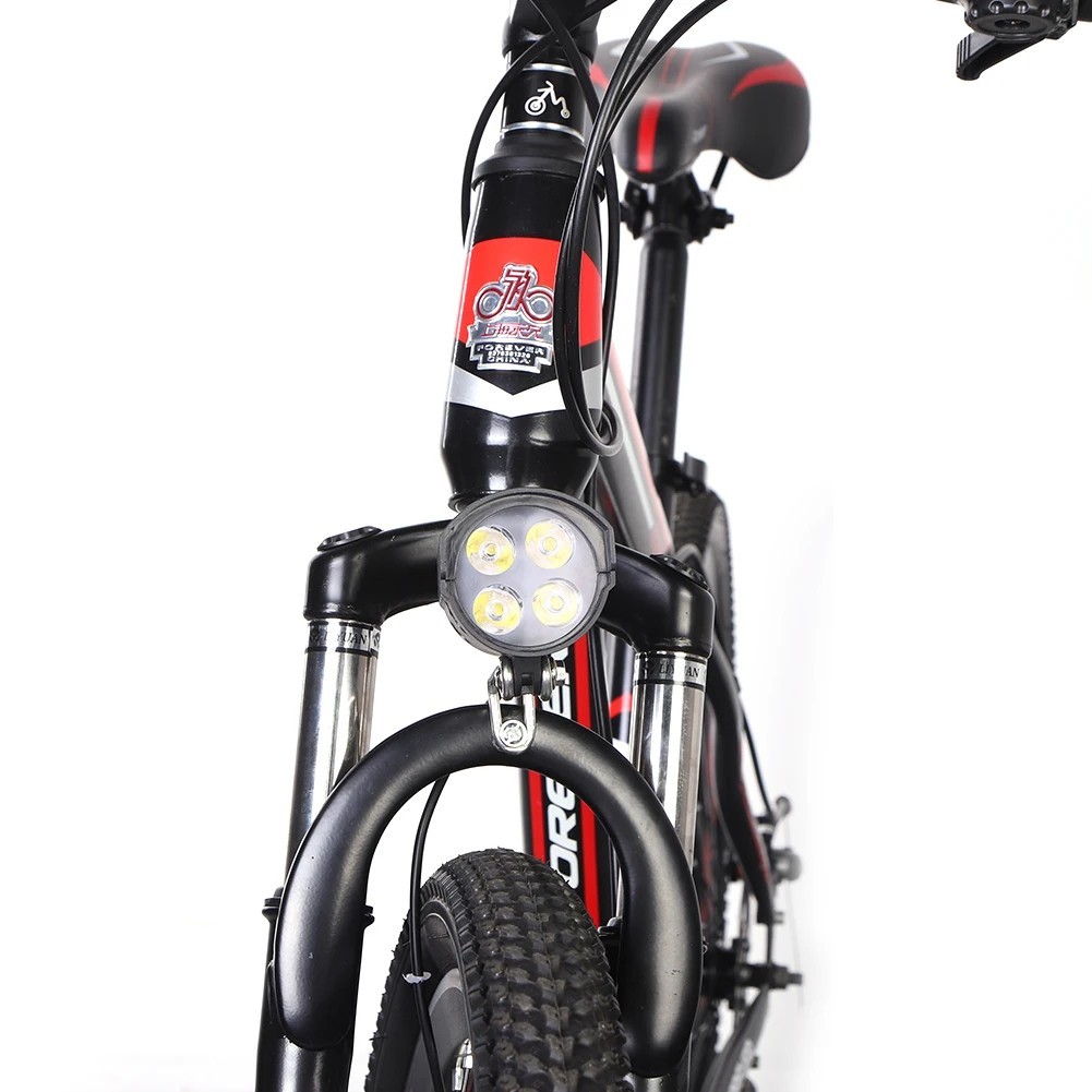 1PC 2 in 1 Headlight Front Light Led Lamp Horn for Bicycle E-Bike Electric US++
