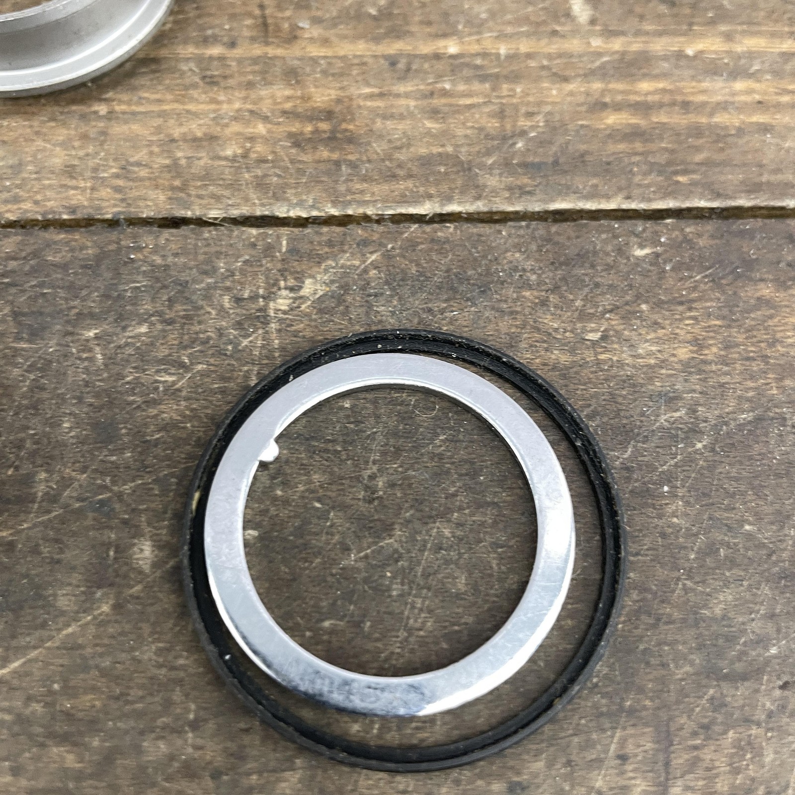 Vintage Shimano Sante 1 inch Threaded Headset PARTS Cover Trim Spacer Cups White