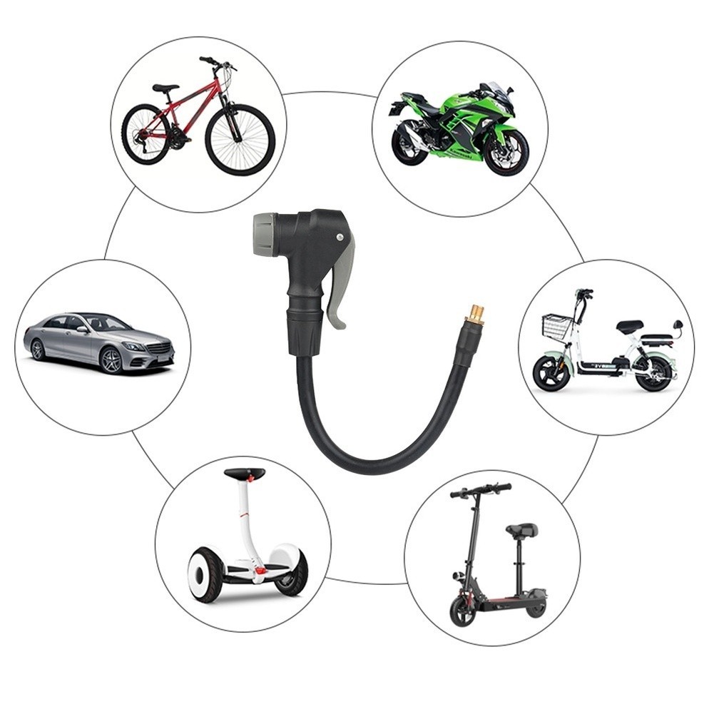 bike air pump extension hose 20cm 30cm 50cm for For PRESTA type valves