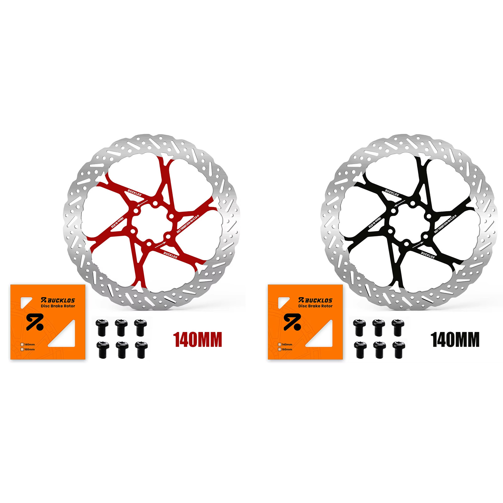 Bicycle Disc Brake Rotor Hydraulic 140/160/180/203mm MTB Mountain Bike Colorful