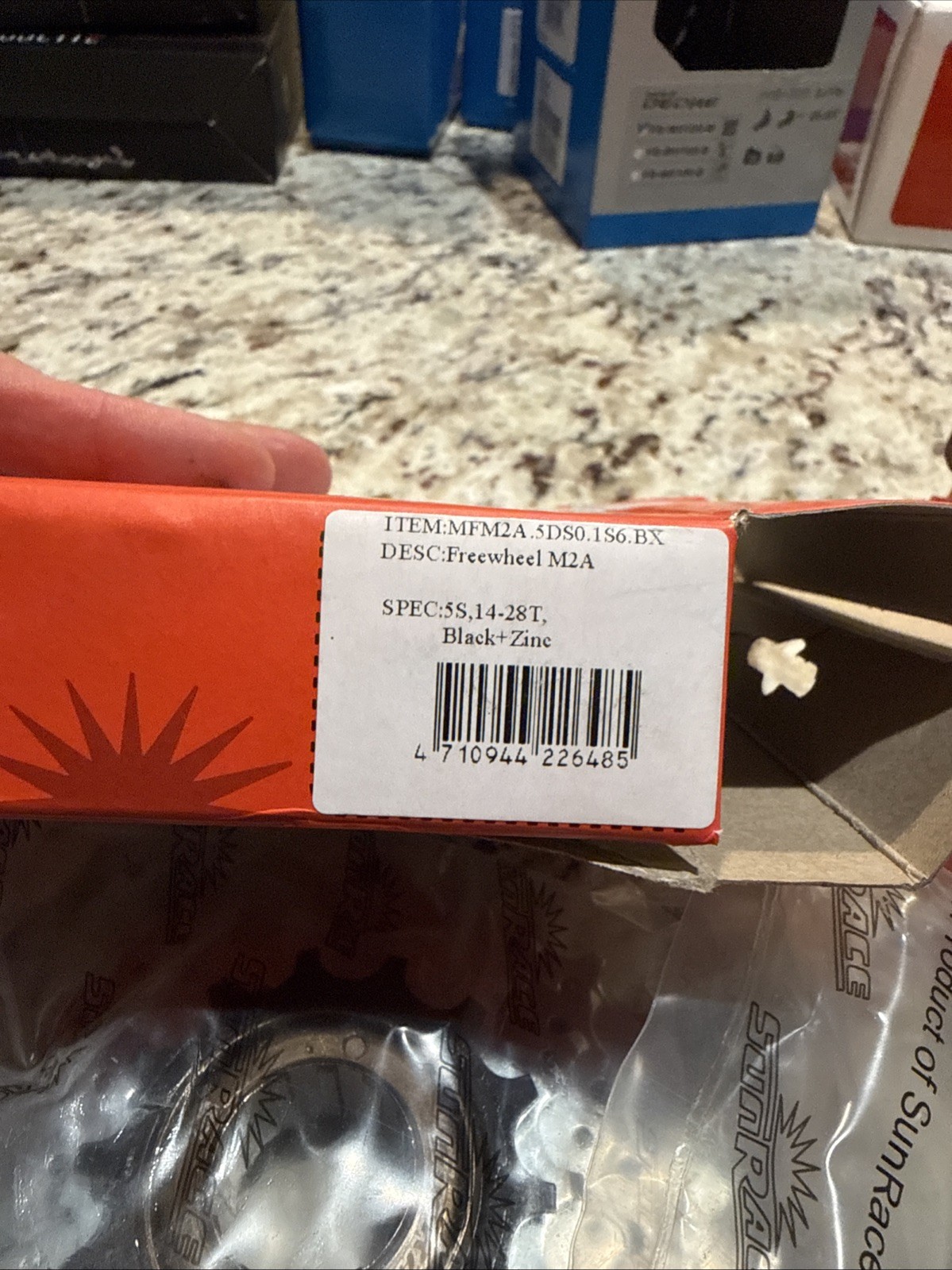 Sun Race 5-Speed Freewheel Cassette 14-28 TWO