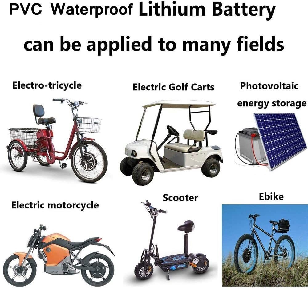 48V 52V 60V 72V 20Ah UPP Ebike Battery Rechargeable Batteries for 0-5000W Motor