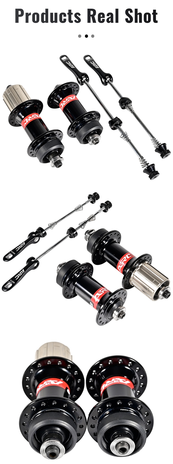 ARC Mountain Bike Disc Brake Hub Front Rear Sealed Bearing Hubs 32Holes 8-11S