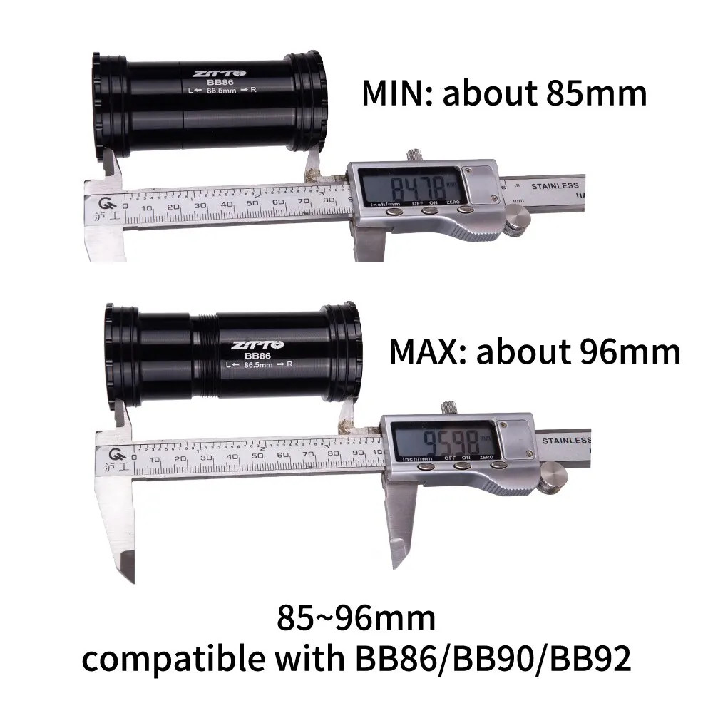 BB86 BB92 PF92 Press Fit Bottom Bracket 24mm MTB Road Bike Crankset
