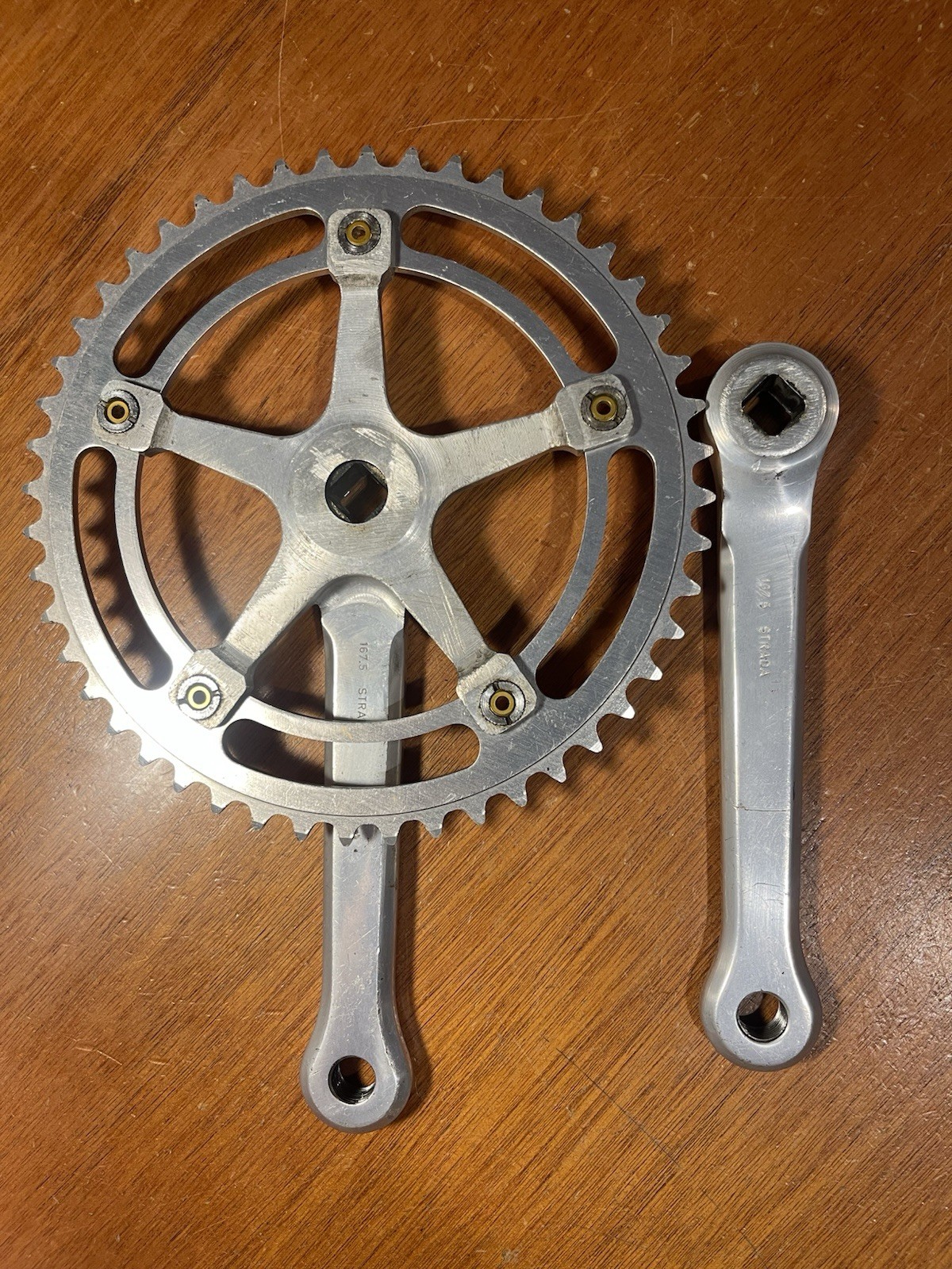 Campagnolo Nuovo Record Crankset Set Up For Track/BMX- 48t – 167.5 mm