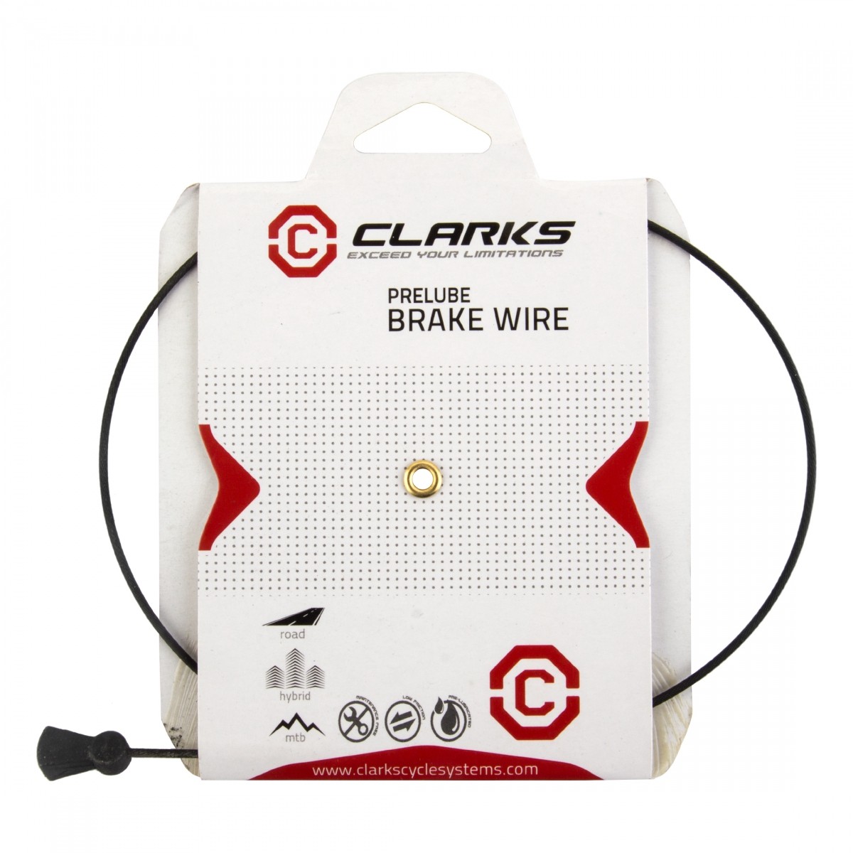 Clarks Straddle Cable Single Barrel (460mm) Black