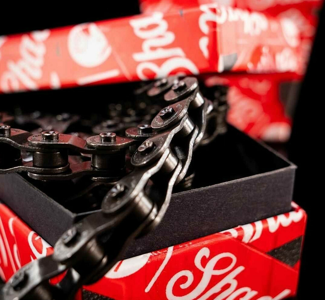 SHADOW INTERLOCK HALF LINK BMX CHAIN 1/8″ SE KINK CULT HARO GT SUBROSA BLACK NEW