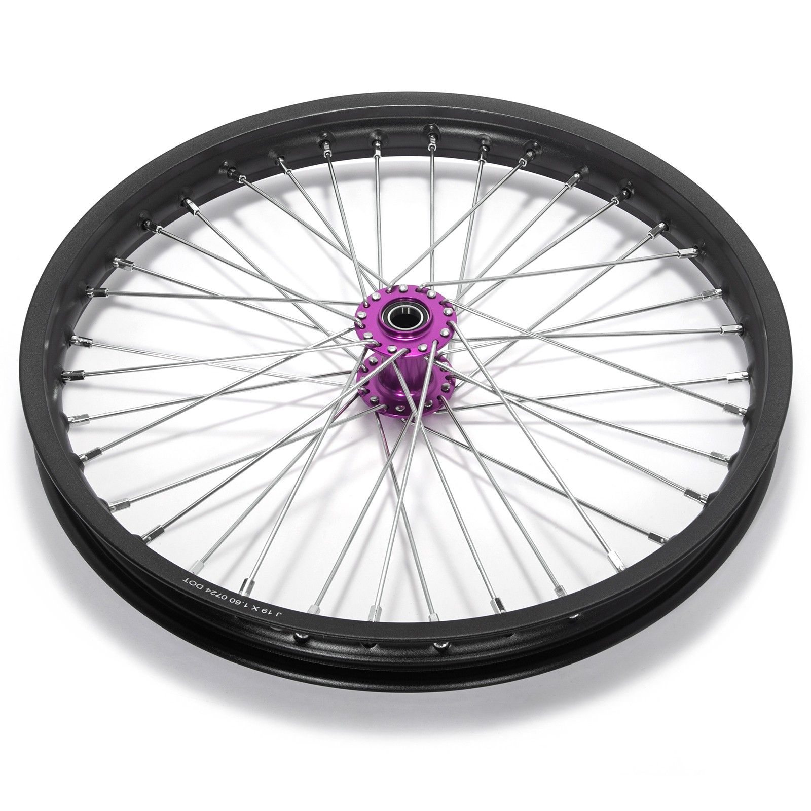 TARAZON 19×1.6 Spoke Front Wheel Rim Purple Hub For Sur Ron X Light Bee X LBX