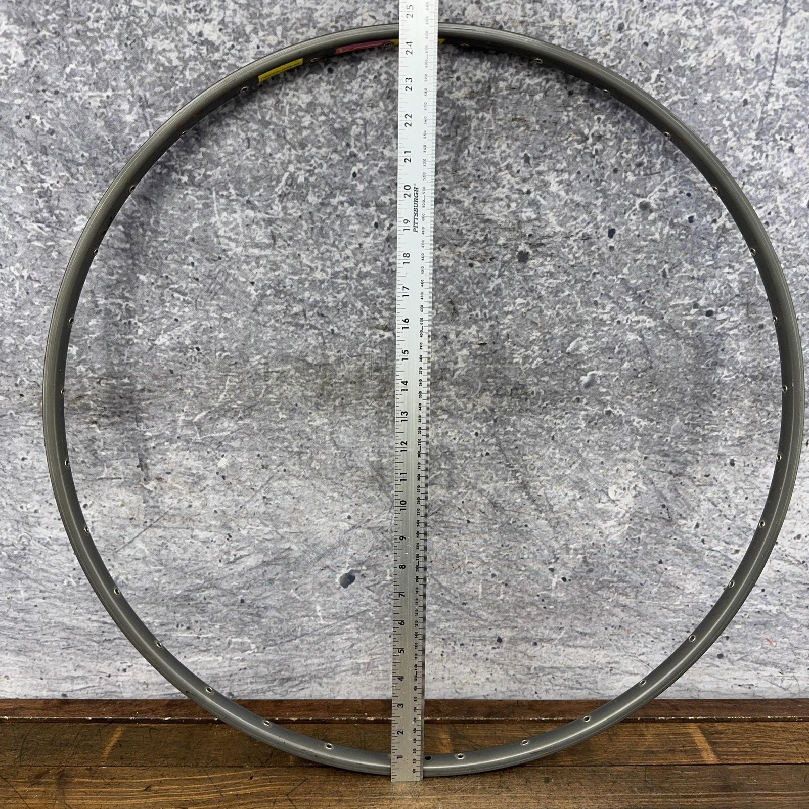 Vintage Mavic GL 330 700c TUBULAR Rim 32H Gray Presta Glue Sew Road Bike France