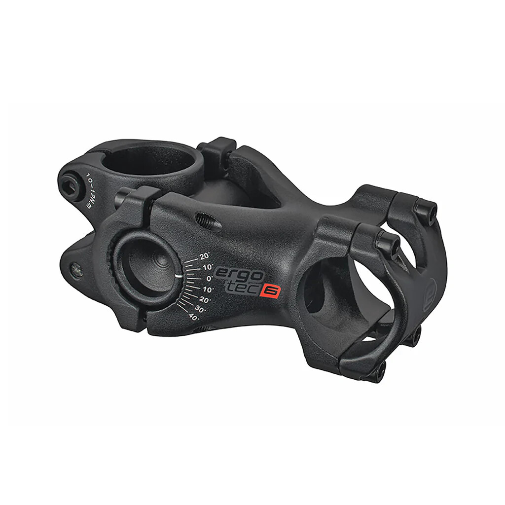 Ergotec Swell RE Adjustable Stem 31.8mm -20° to 40° Black | Safety Level 6