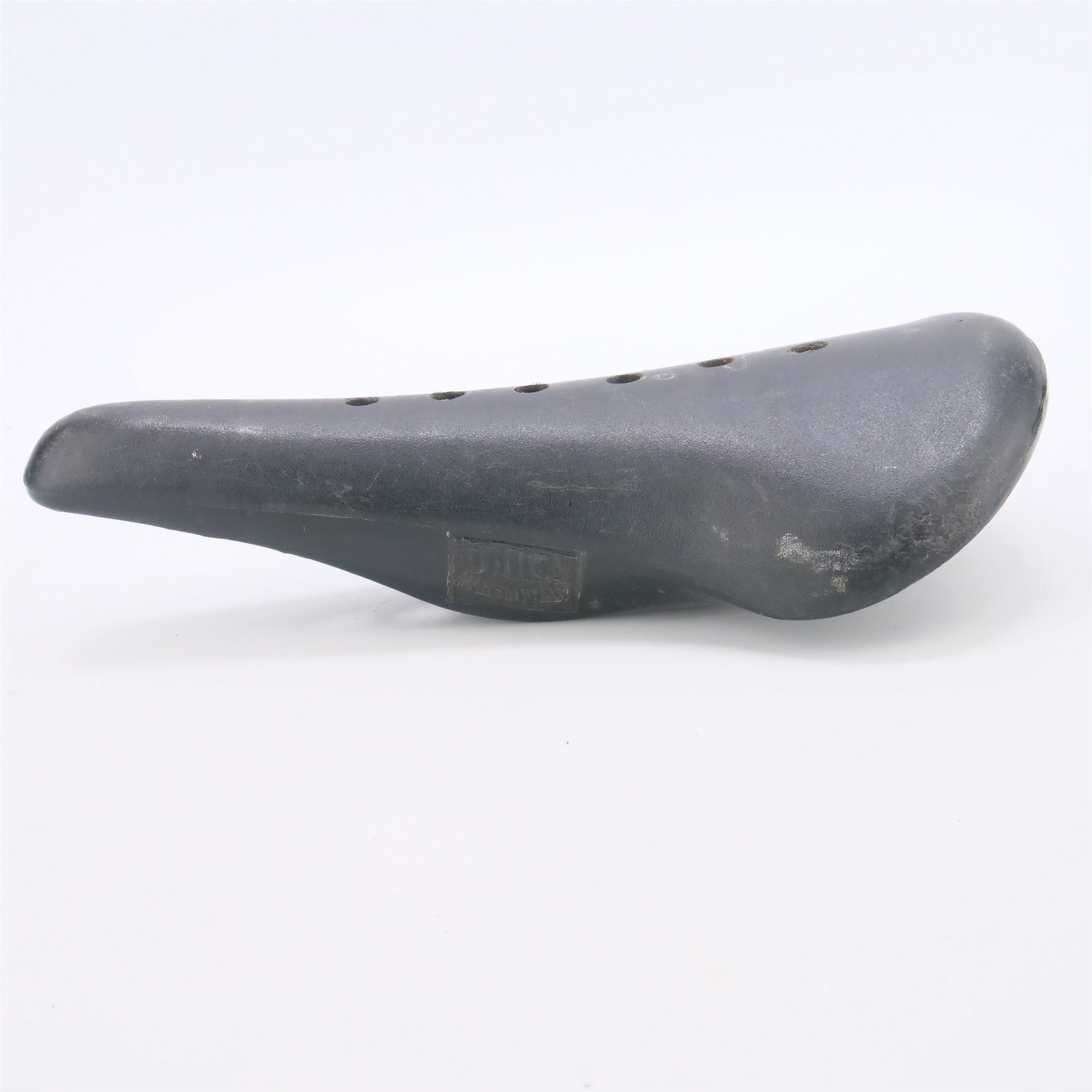 Unica Nitor Saddle Plastic Steel Rail Black Italy Cinelli Vintage