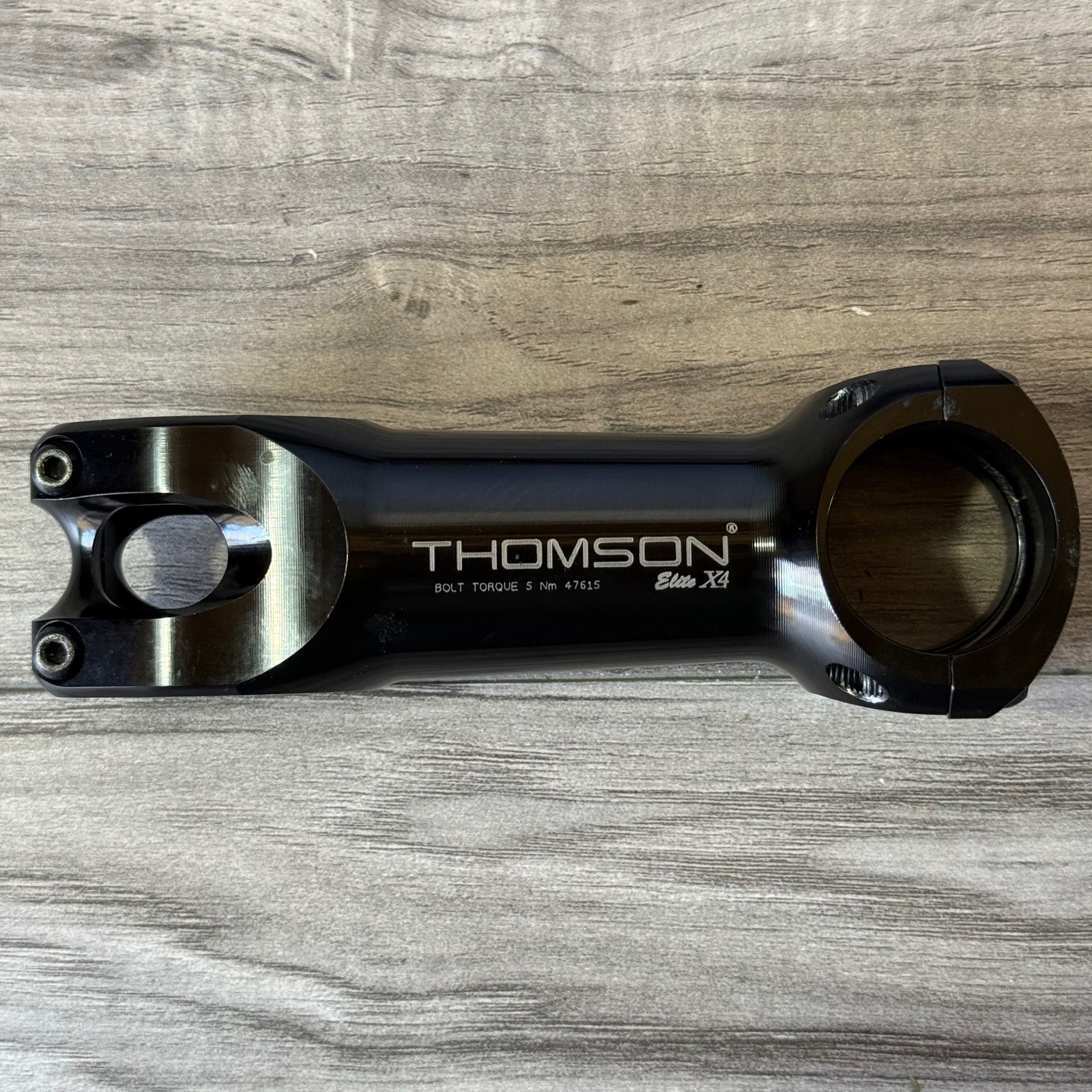 Thomson Elite X4 31.8 x 110 0 Degree Stem Black 1 1/8 Threadless CLEAN