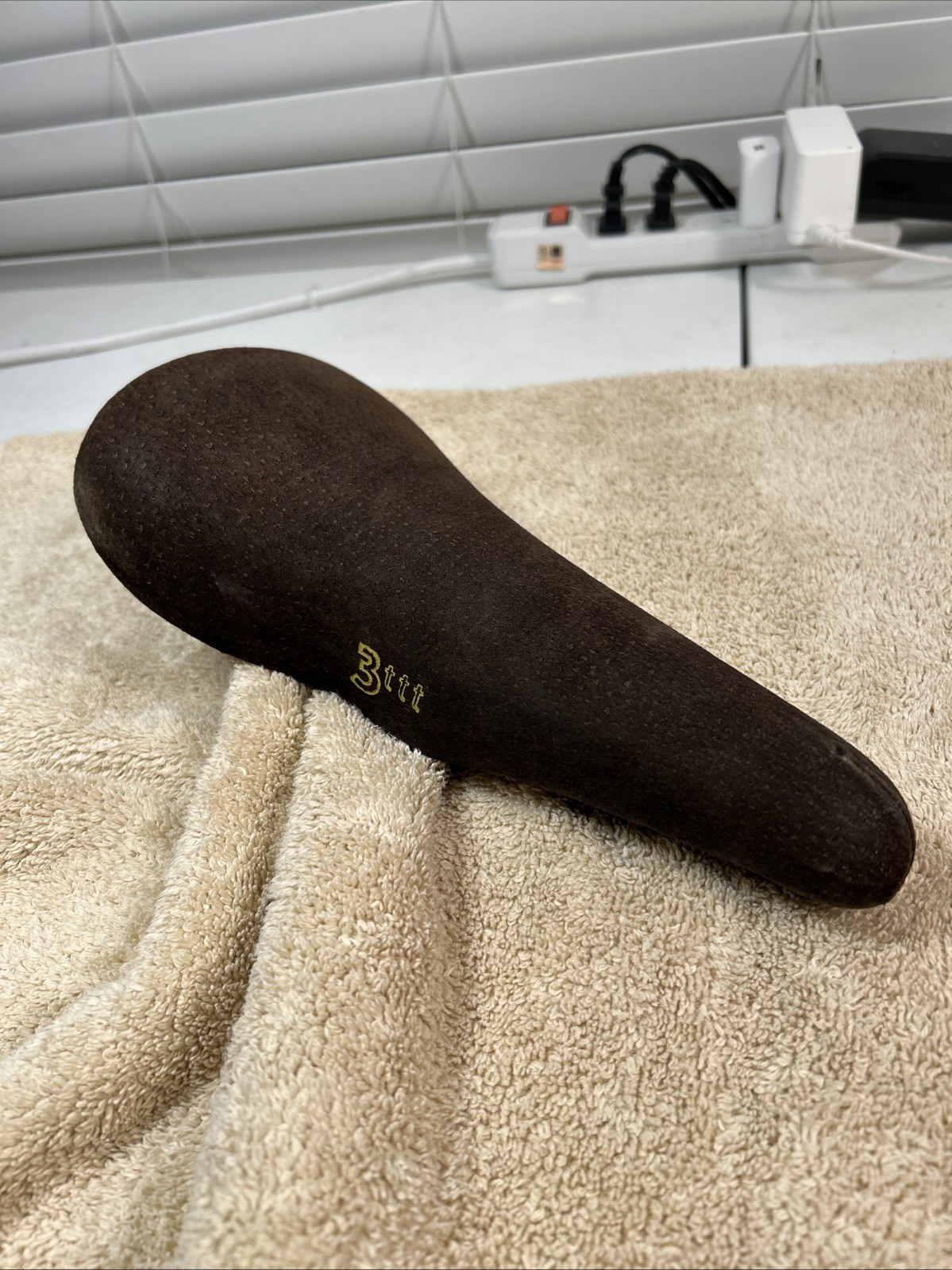 3TTT Criterium 78 Brown Suede Padded Saddle Road Bike NOS Vintage 70s