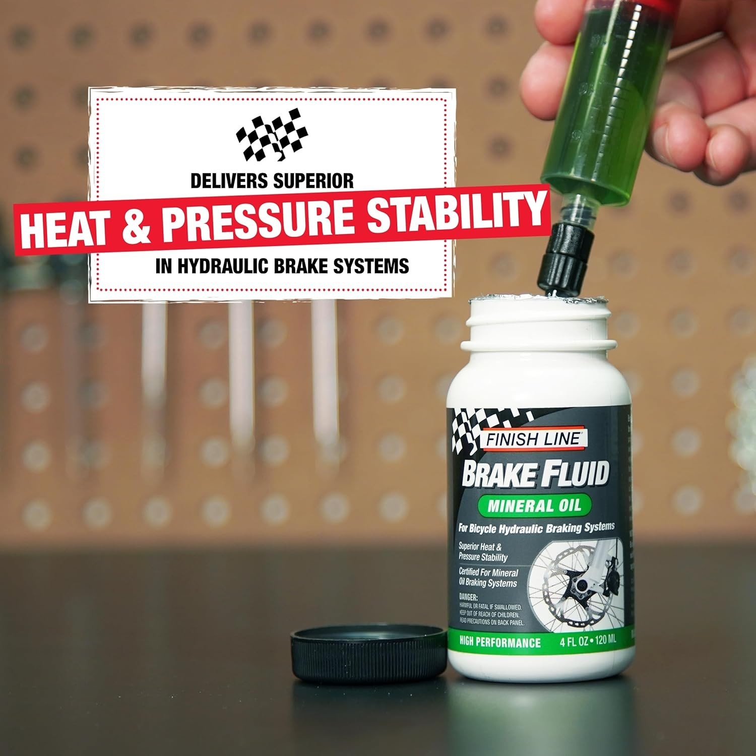 4 Fluid Ounces of Low Viscosity Mineral Oil Brake Fluid for Elite Performance