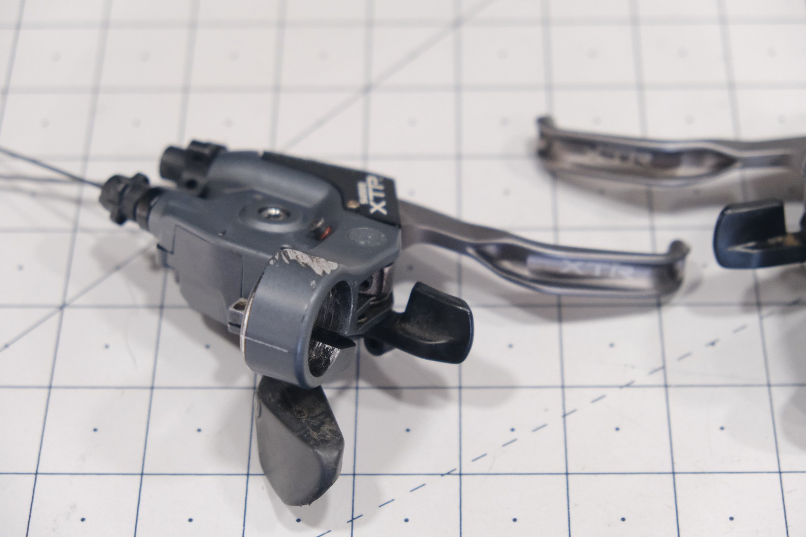 Vintage Shimano XTR ST-M950 3×8 Speed Shifter Set