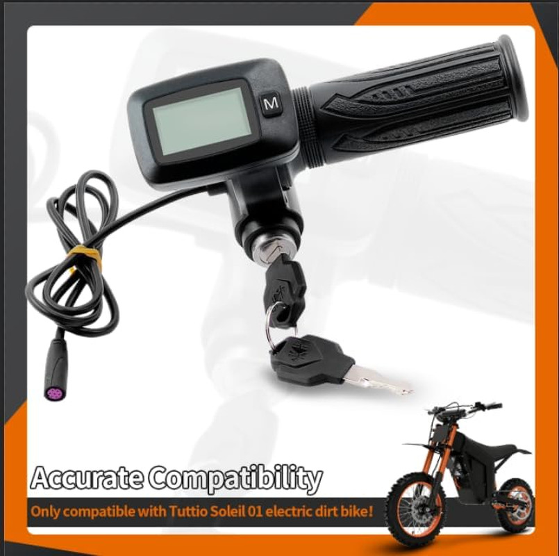 Throttle Integrated Display with M Button for Tutto Tutti Soleil 01 Ebike