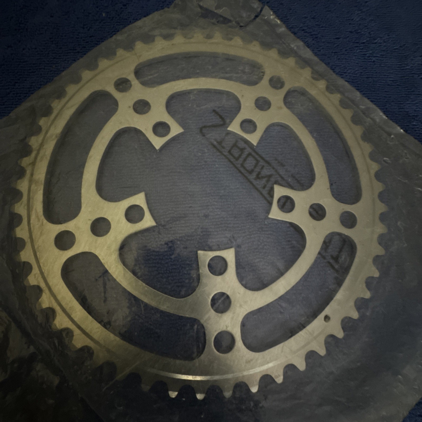 VNTG STRONGLIGHT ALY CHAINRING 86 BCD X 50T SIL FOR MODELS 80.99,100 NEW W/O PKG