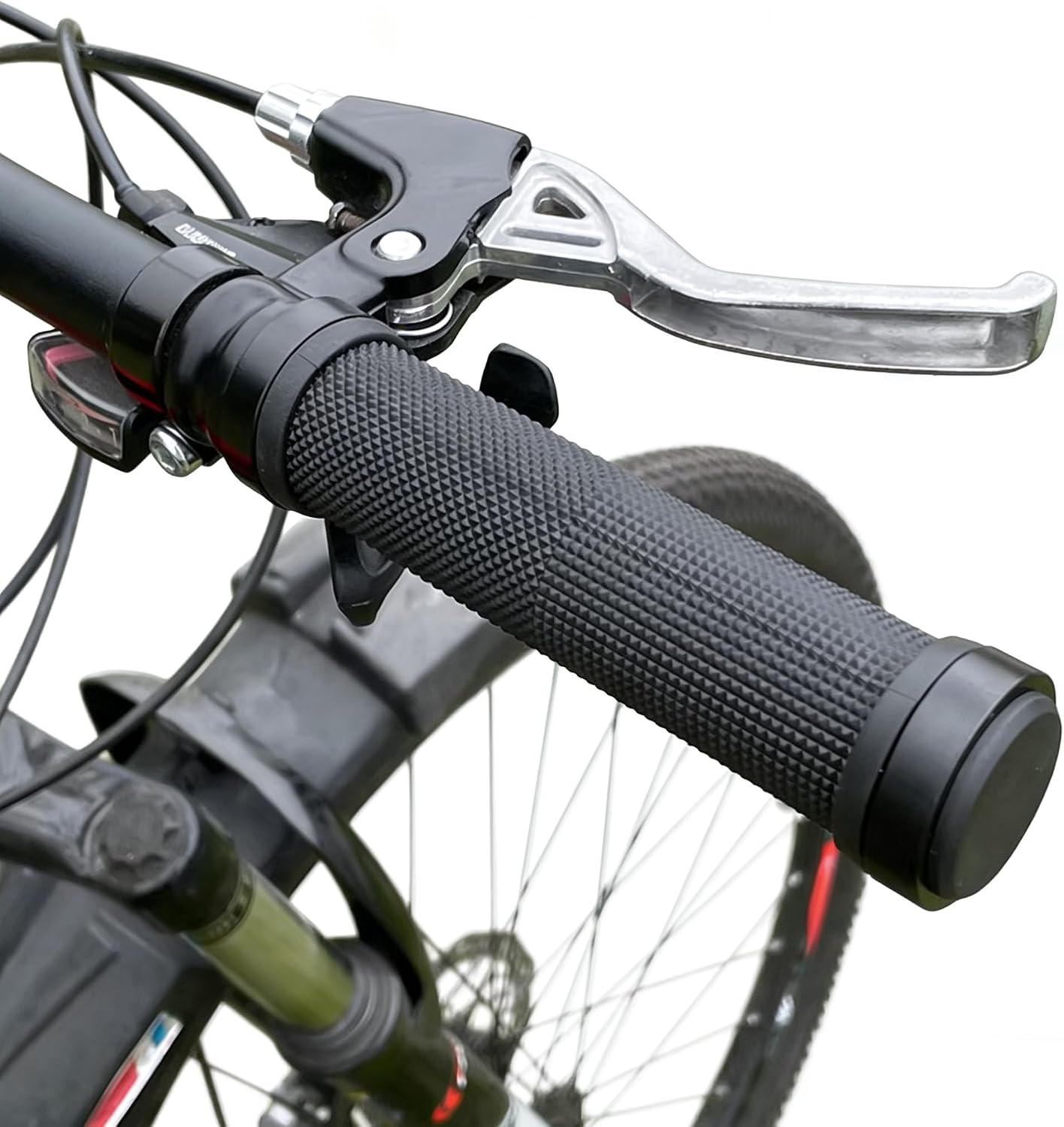 Non-Slip Bicycle Handlebar Grips, Rubber Bike Grips for Mountain Bike Electric S