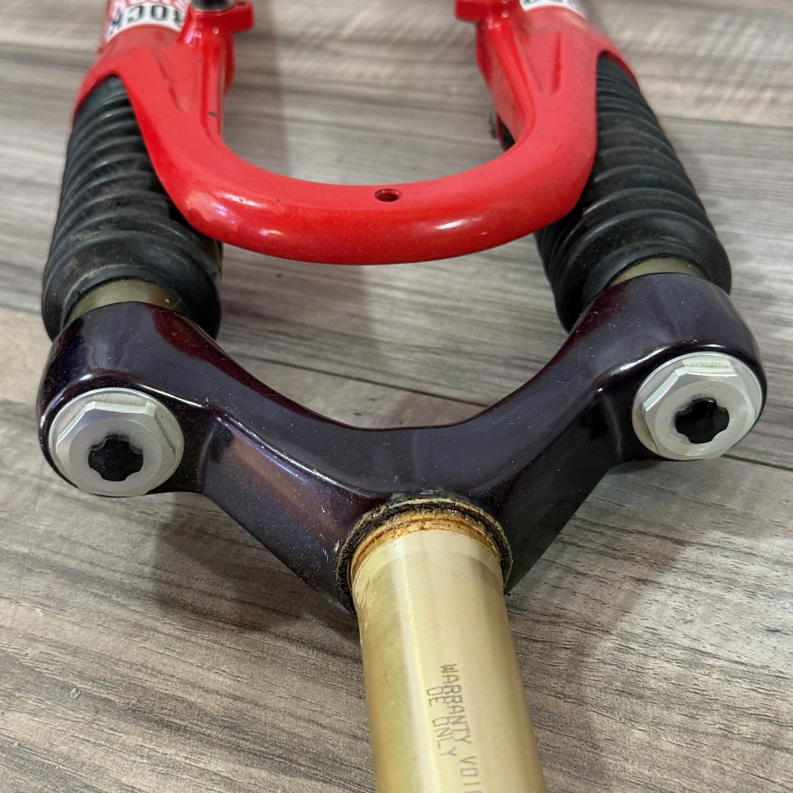 Rock Shox SID XC C3 Dual Air Red 1 1/8 Threadless 223mm SMALL OIL LEAK 26