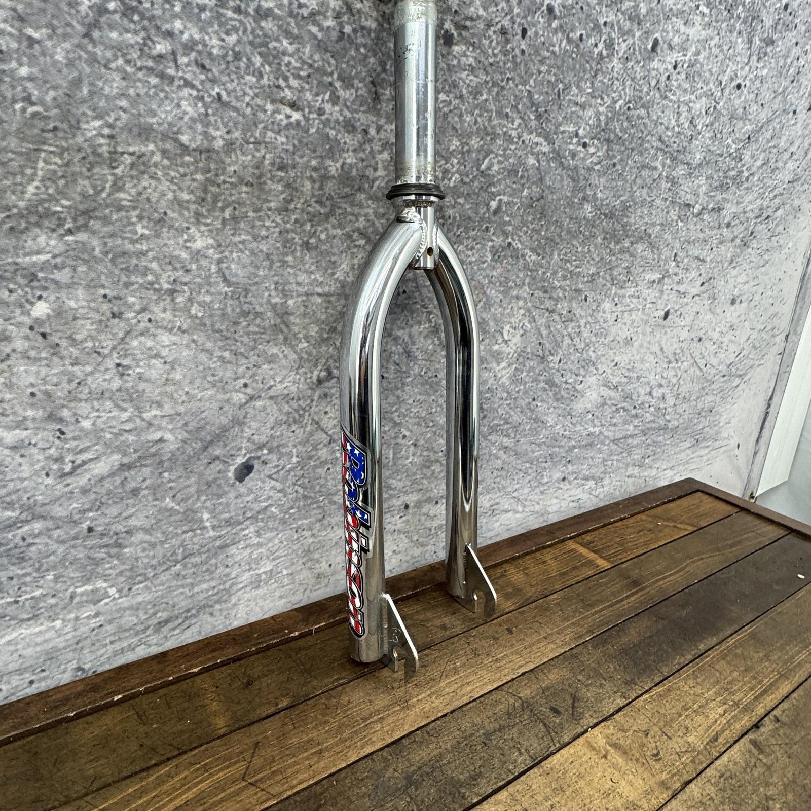 Vintage Robinson BMX Fork 20in 1 1/8 Threadless Chrome Steel Old School BMX 90s