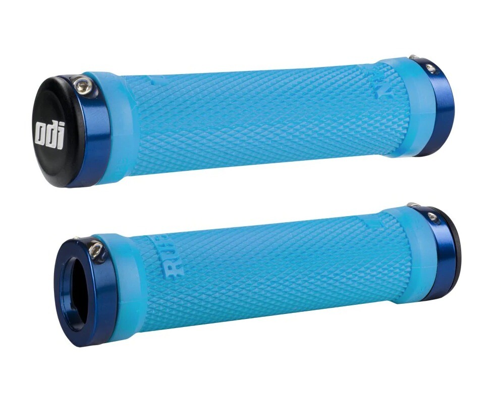ODI RUFFIAN LOCK-ON MTB GRIPS 130MM MULTI COLORS NEW