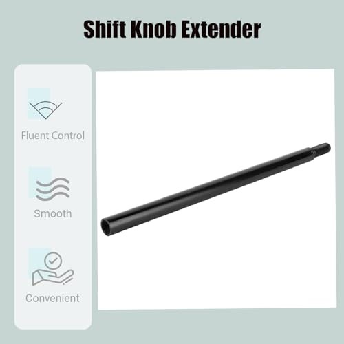 10in Shift Knob Extender, M12 x 1.25 Manual Transmission Shifter Lever