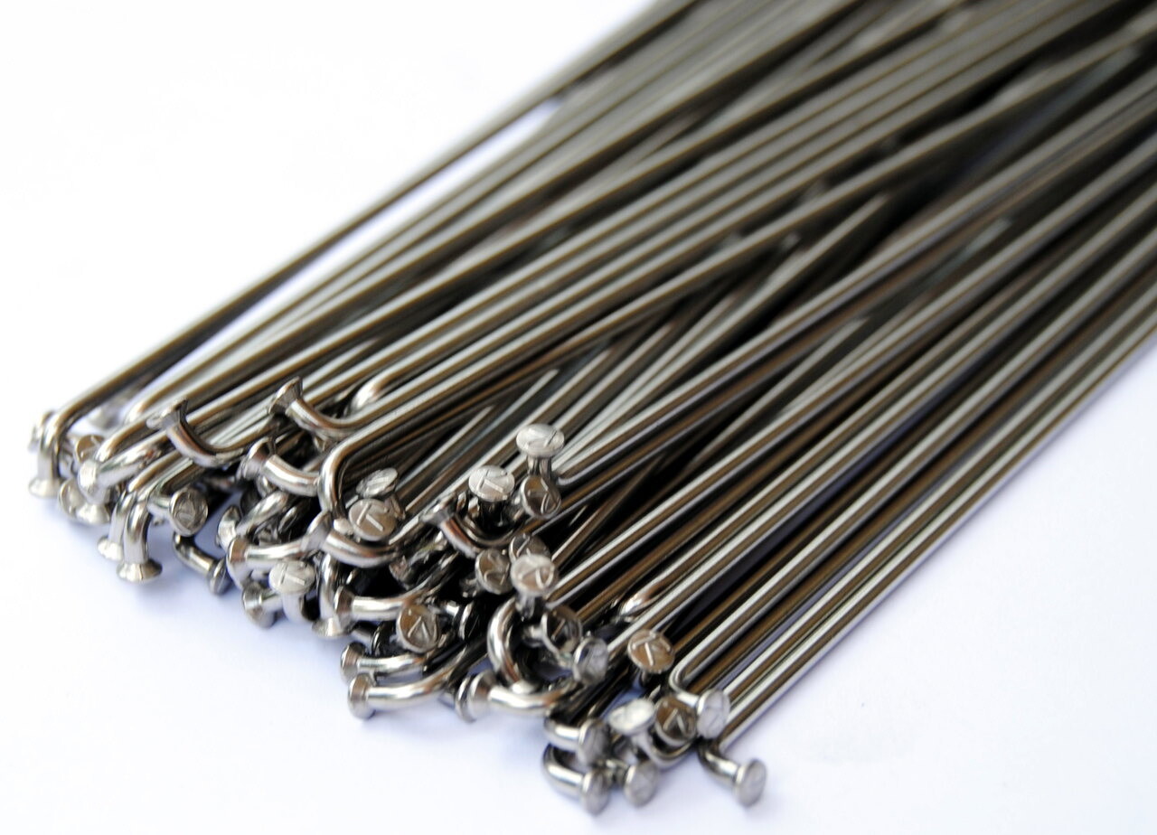 184mm stainless steel bicycle spokes – 14 gauge (2.0mm) 75 ct
