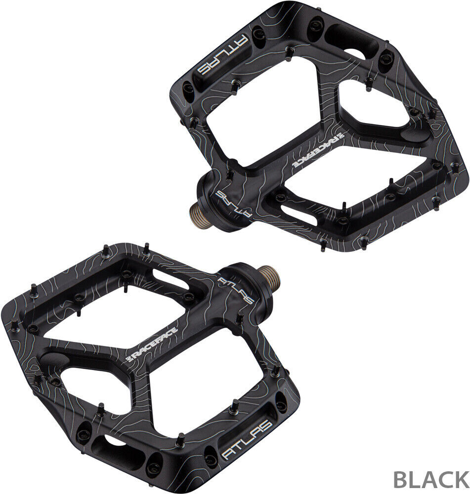 Race Face Atlas 9/16″ Platform Pedals Mountain MTB Alloy Pedal 8 Colors
