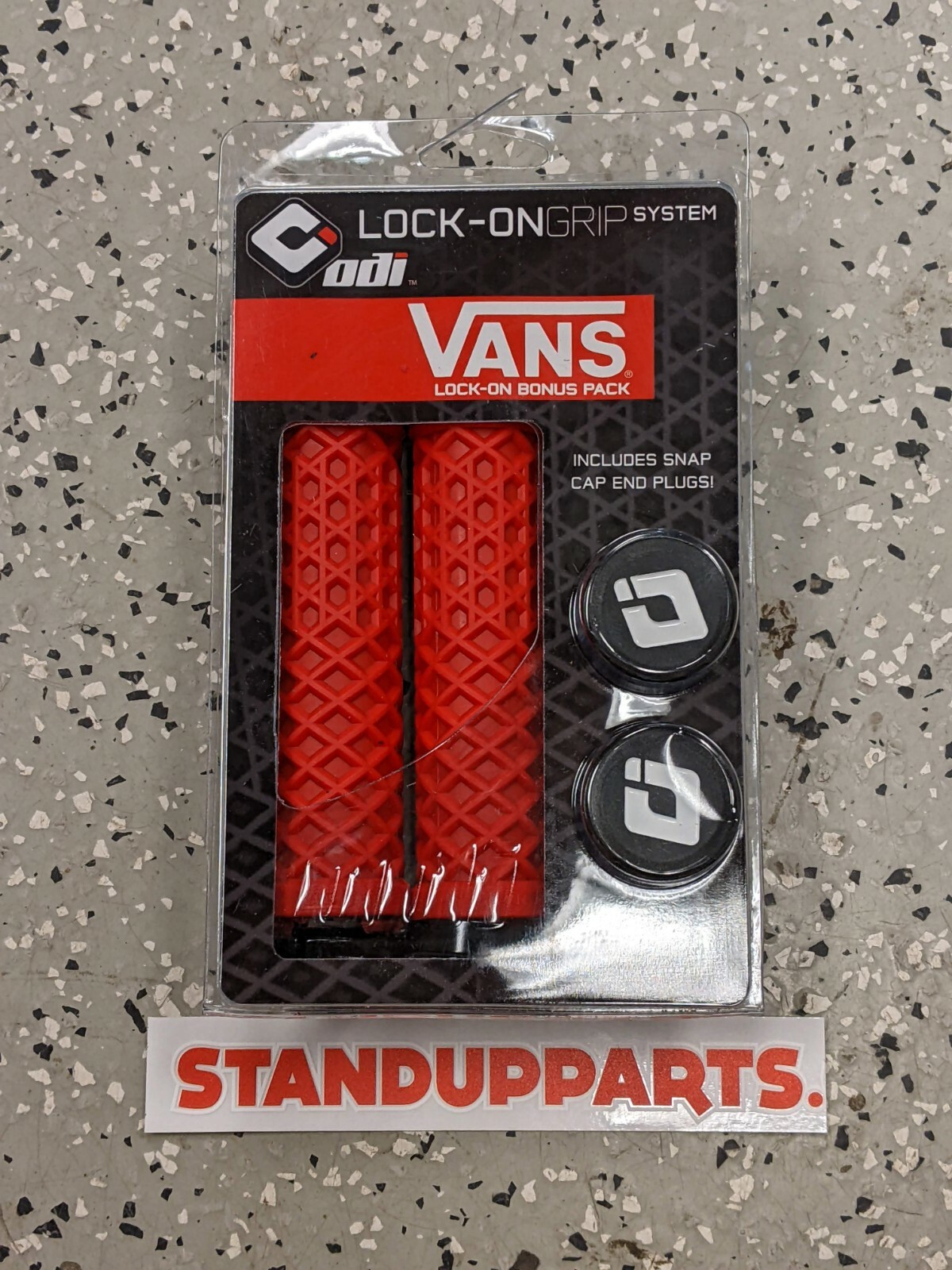 ODI Vans RED Lock on Grips atv pwc Jet-Ski Sea-Doo Wave-runner-Blaster