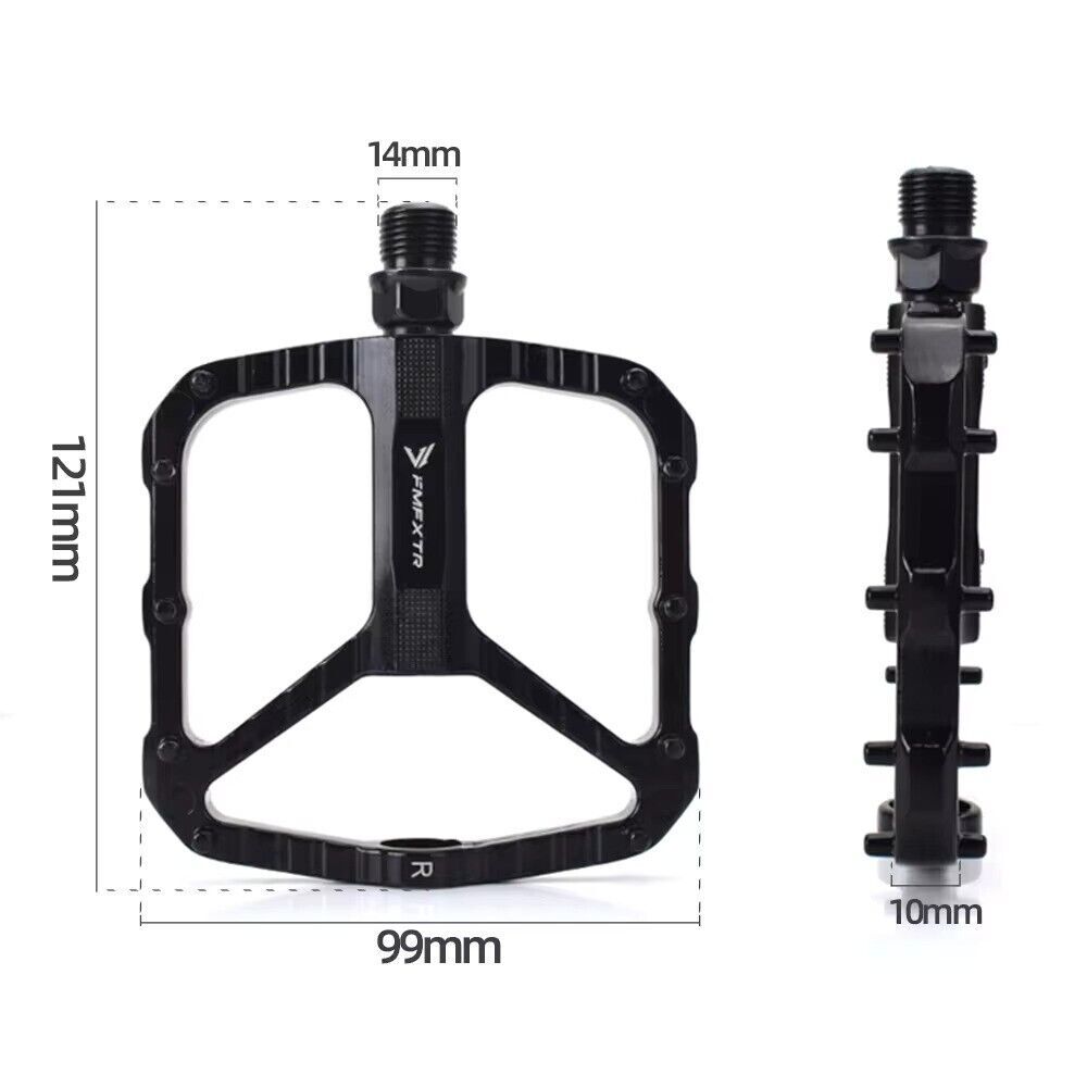 9/16″ Bike Pedals MTB Road Bicycle Aluminum Alloy Metal Sealed Bearing Non-Slip