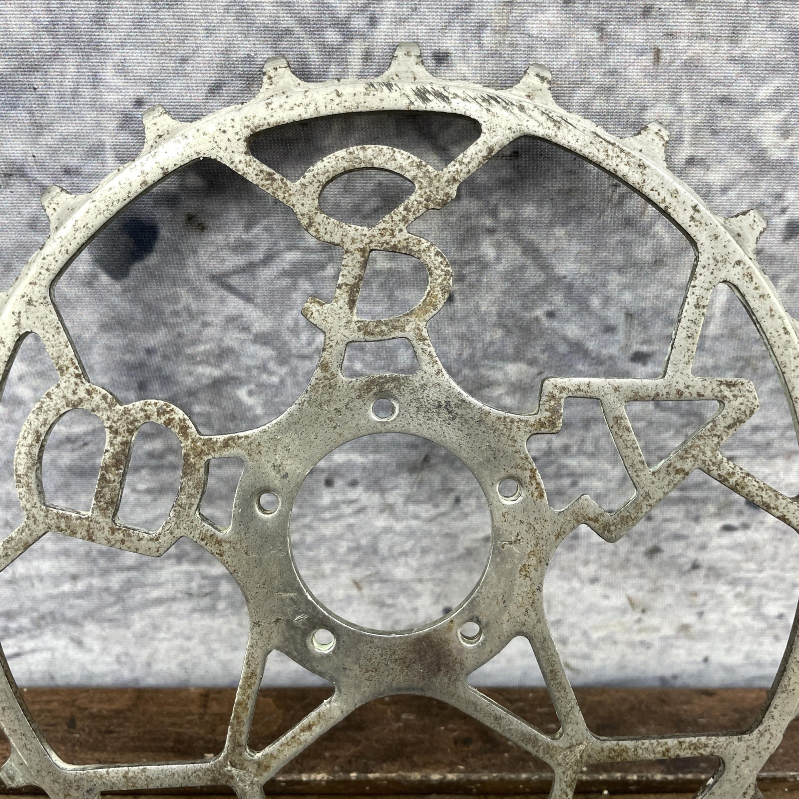 Vintage BSA Crankset Inch Pitch Chainring Steel Skip Tooth Track Bike Crank Set