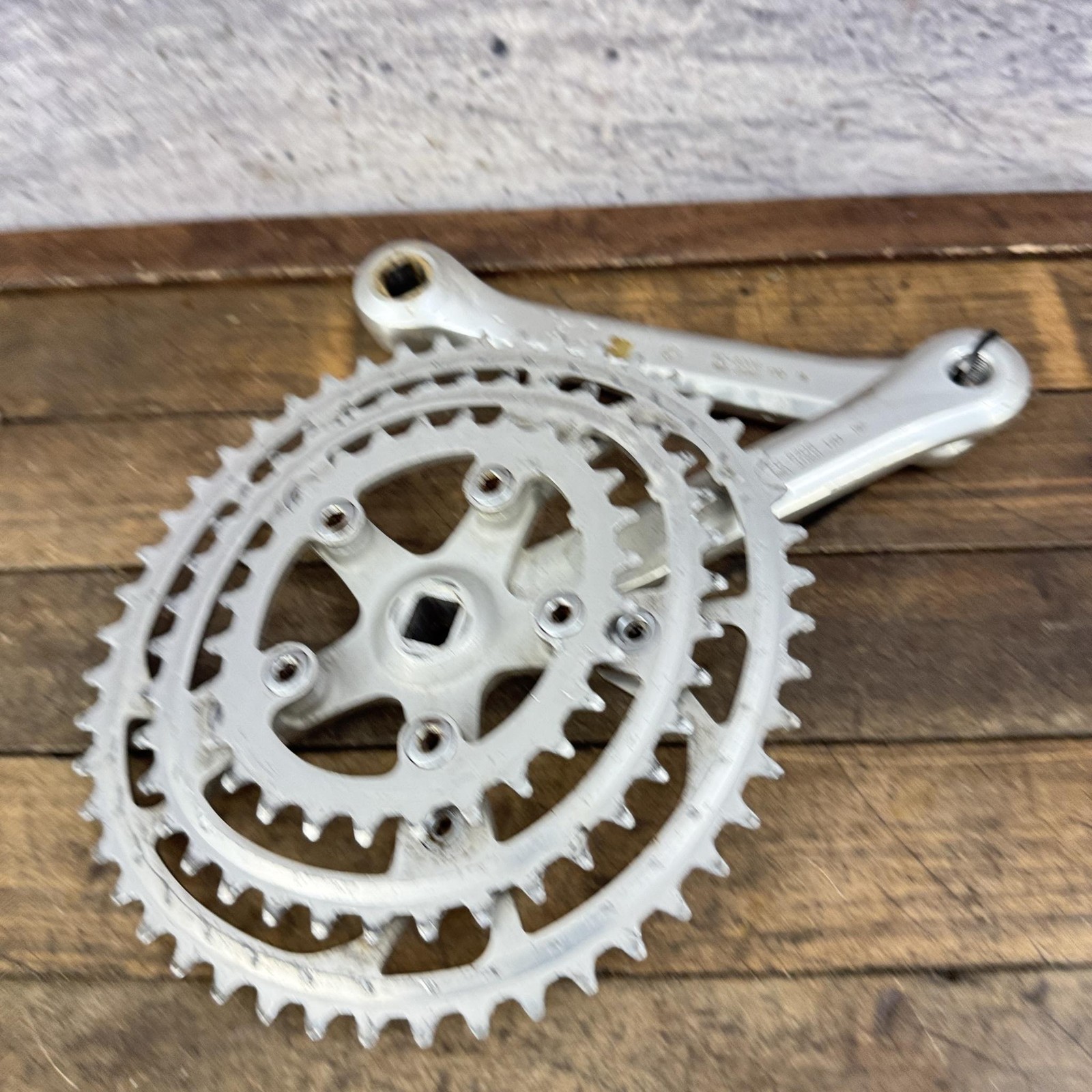 Vintage Shimano 600 FC-6206 Crank Set 170 Biopace Triple 48 38 28 110 Chainrings