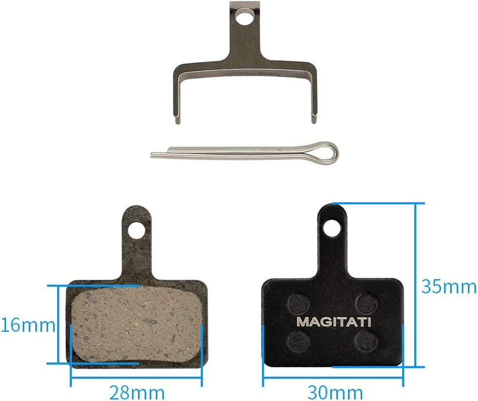 4 Pairs Resin Bike Bicycle Disc Brake Pads for TRP Tektro Shimano Deore Br-M575