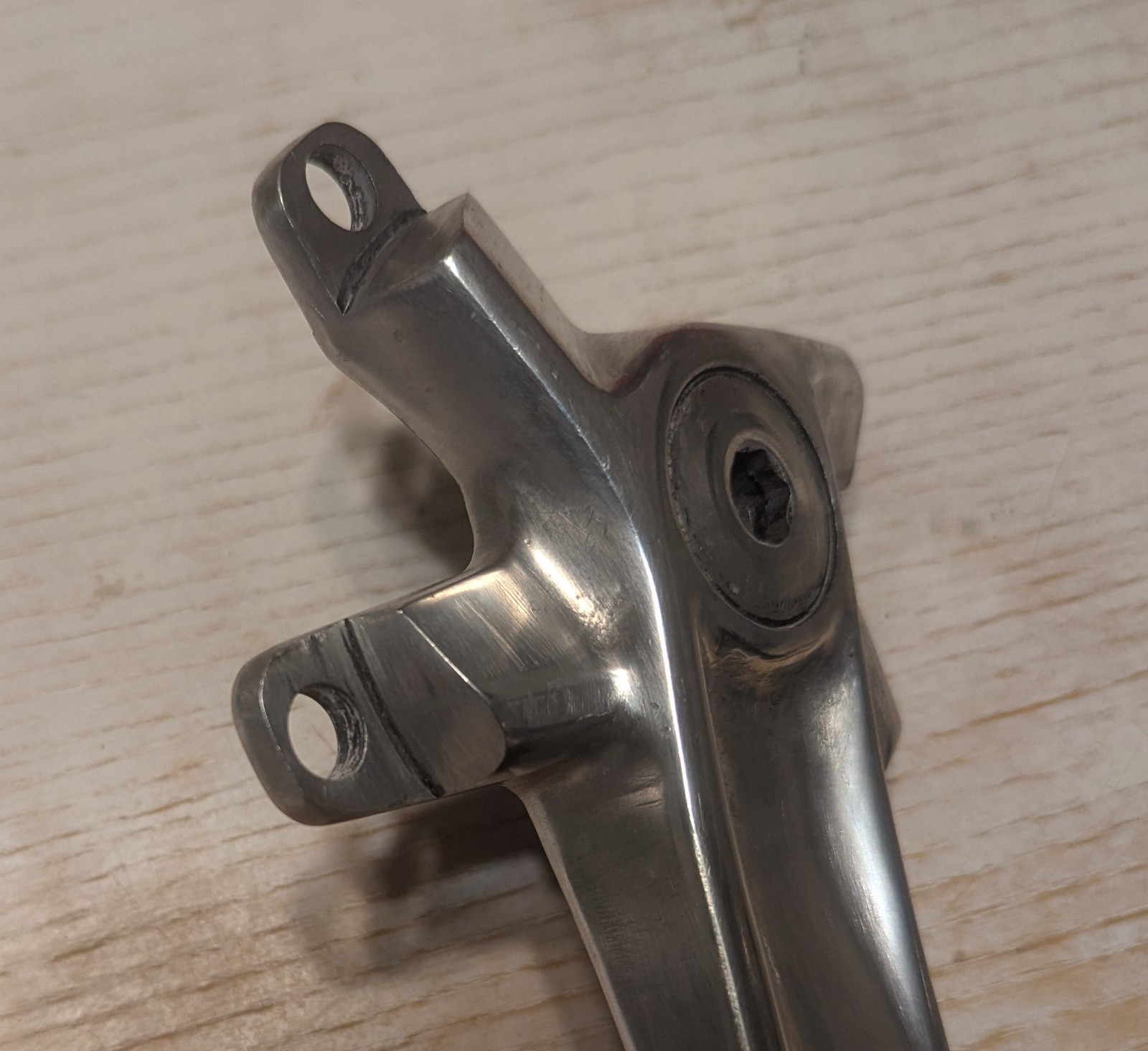 sram rival D1 Dub crankset 172.5 Polished «Budget Titanium»