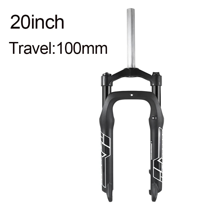 Snow Bike Fork 100/110mm Stroke 20 26 Inch Fat Tire Spring Mechanical Air Fork